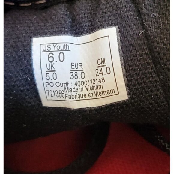 Vans Atwood Textile Classic Skate Shoe Sneaker Low Top Black Chili Size Youth 6 - Picture 9 of 10